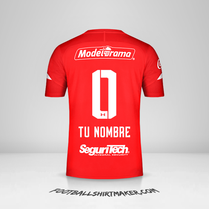 Camiseta Toluca FC 2019/20 -  tu nombre - 0
