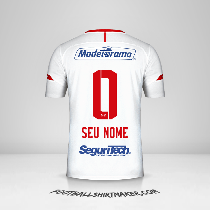 Camisa Toluca FC 2019/20 II -  seu nome - 0