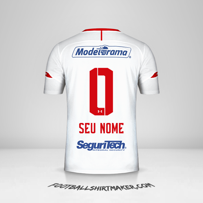 Camisa Toluca FC 2019/20 II -  seu nome - 0