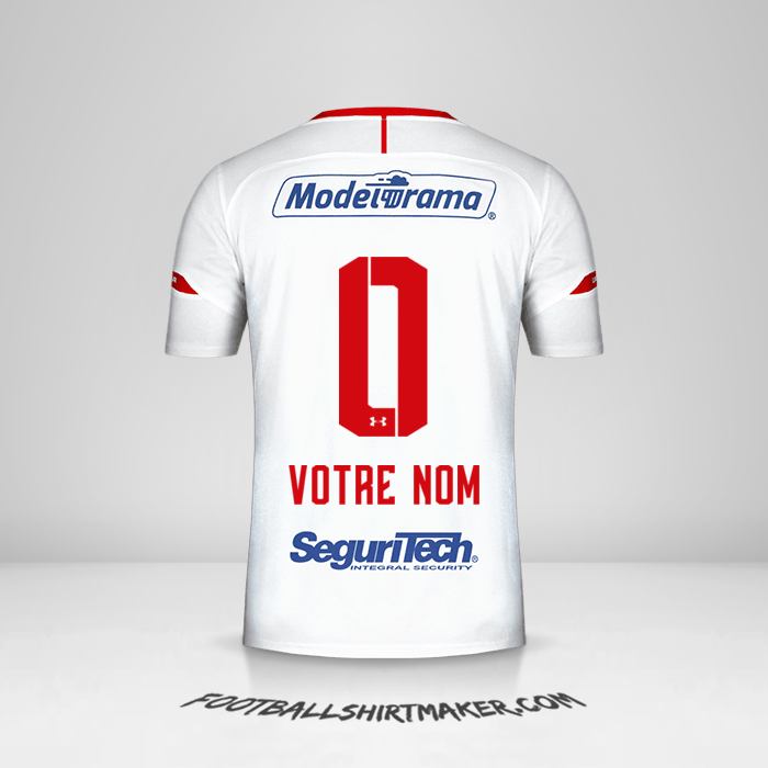 Maillot Toluca FC 2019/20 II -  votre nom - 0