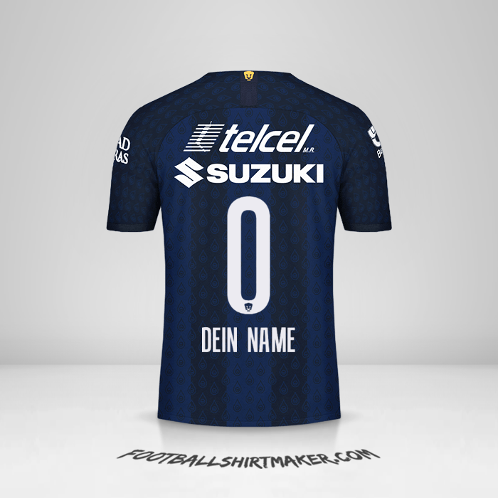 Trikot Pumas UNAM 2019/20 II -  dein name - 0