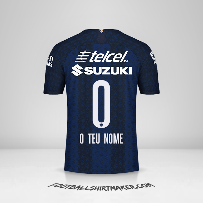 Camisola Pumas UNAM 2019/20 II -  o teu nome - 0