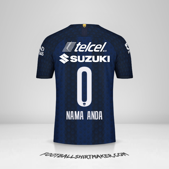 Jersey Pumas UNAM 2019/20 II -  nama anda - 0