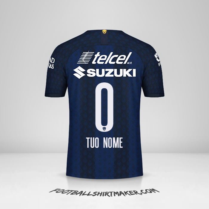 Maglia Pumas UNAM 2019/20 II -  tuo nome - 0