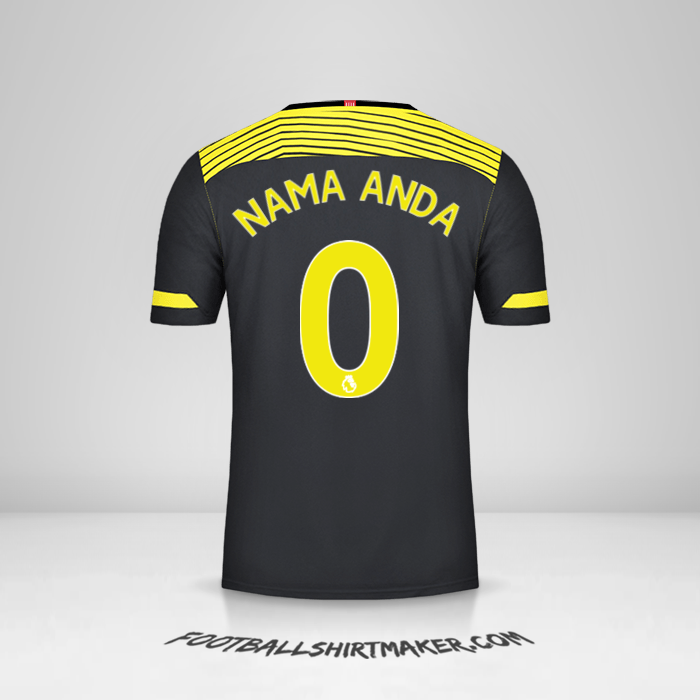 Jersey Southampton FC 2019/20 II -  nama anda - 0