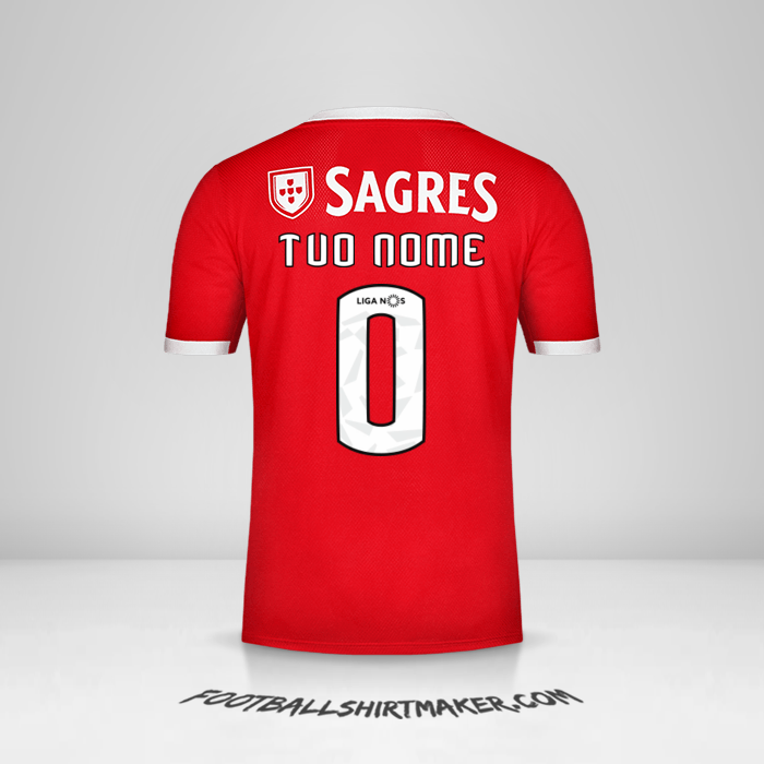 Maglia SL Benfica 2019/20 -  tuo nome - 0