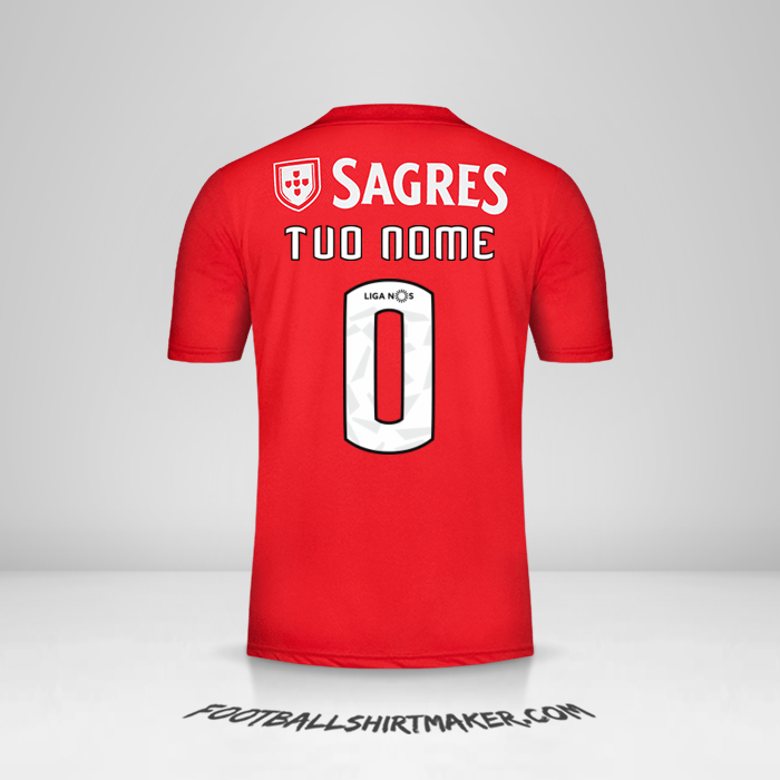 Maglia SL Benfica 2018/19 -  tuo nome - 0