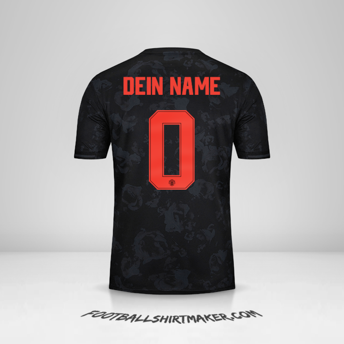 Trikot Manchester United 2019/20 Cup III -  dein name - 0