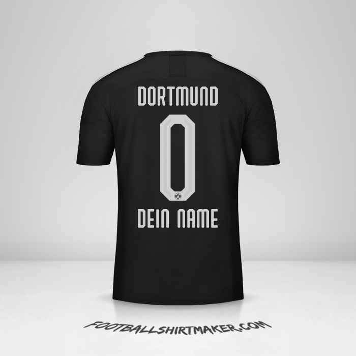 Trikot Borussia Dortmund 2019/20 II -  dein name - 0