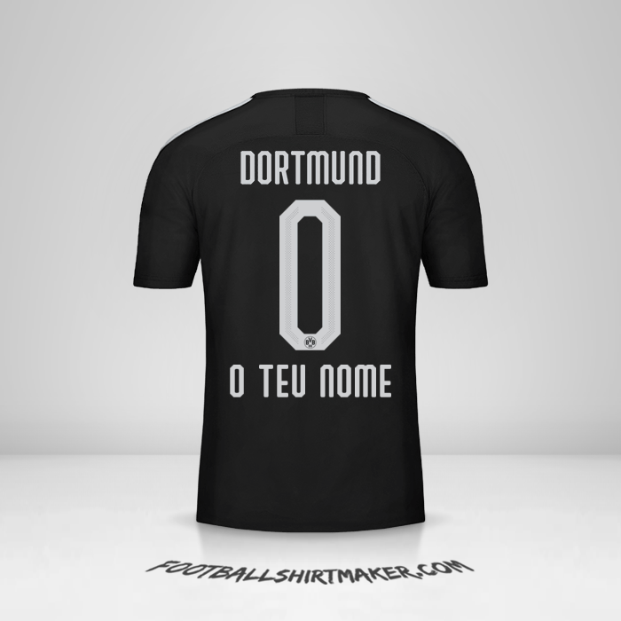 Camisola Borussia Dortmund 2019/20 II -  o teu nome - 0