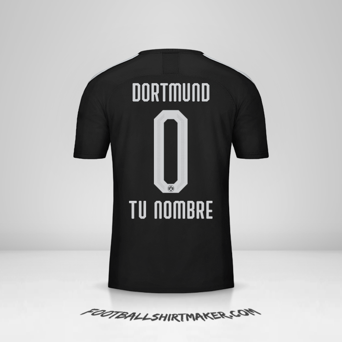 Camiseta Borussia Dortmund 2019/20 II -  tu nombre - 0