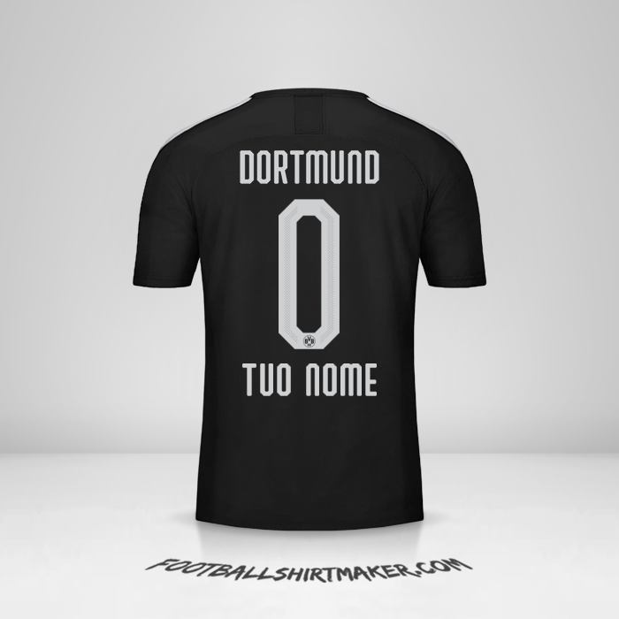 Maglia Borussia Dortmund 2019/20 II -  tuo nome - 0