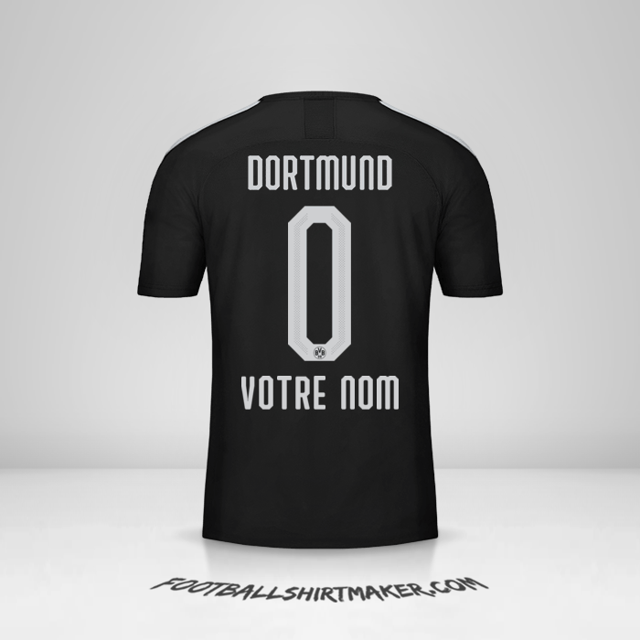 Maillot Borussia Dortmund 2019/20 II -  votre nom - 0