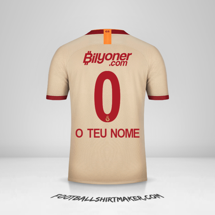 Camisola Galatasaray SK 2019/20 II -  o teu nome - 0