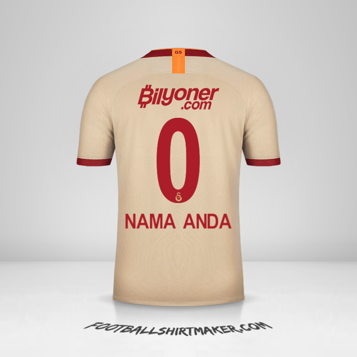 Jersey Galatasaray SK 2019/20 II -  nama anda - 0