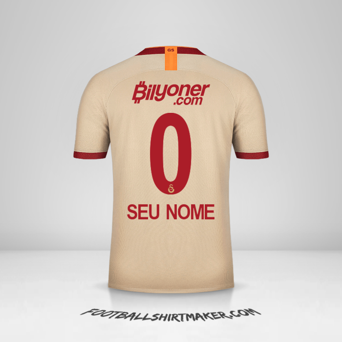 Camisa Galatasaray SK 2019/20 II -  seu nome - 0