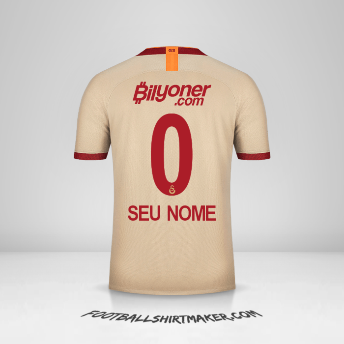 Camisa Galatasaray SK 2019/20 II -  seu nome - 0