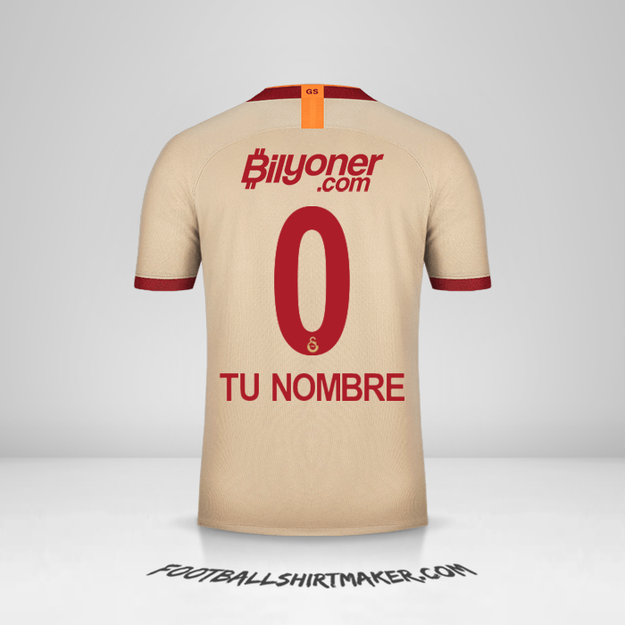 Camiseta Galatasaray SK 2019/20 II -  tu nombre - 0