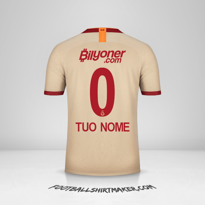 Maglia Galatasaray SK 2019/20 II -  tuo nome - 0