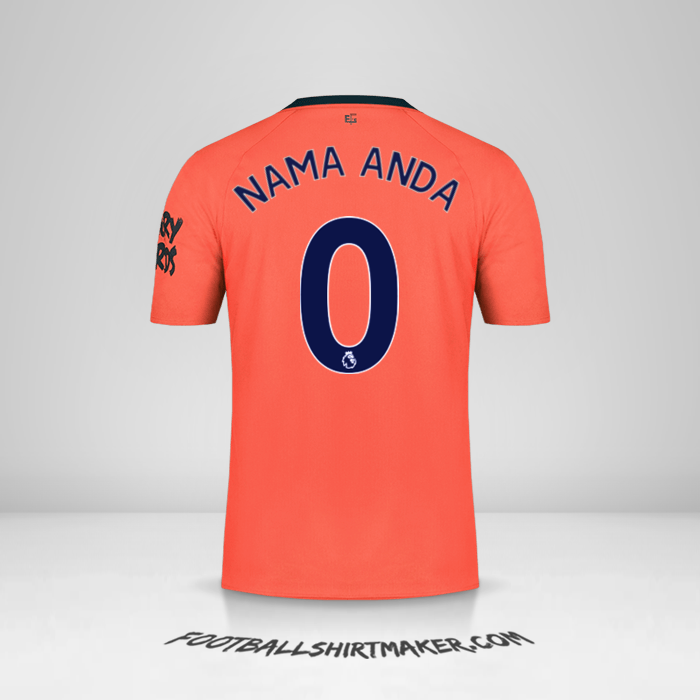 Jersey Everton FC 2019/20 II -  nama anda - 0