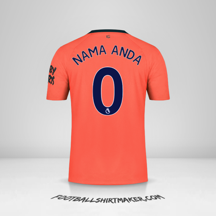 Jersey Everton FC 2019/20 II -  nama anda - 0