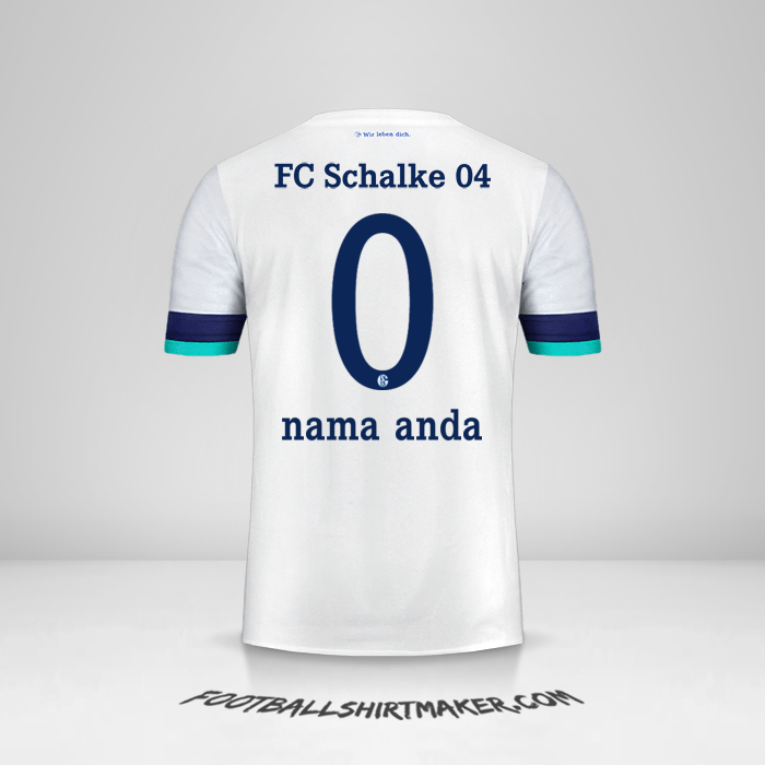 Jersey Schalke 04 2019/20 II -  nama anda - 0