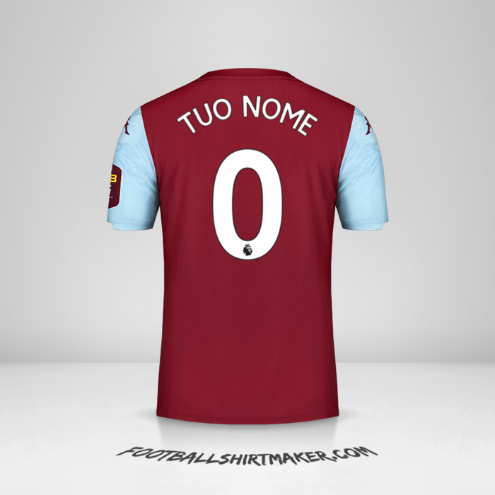 Maglia Aston Villa FC 2019/20 -  tuo nome - 0