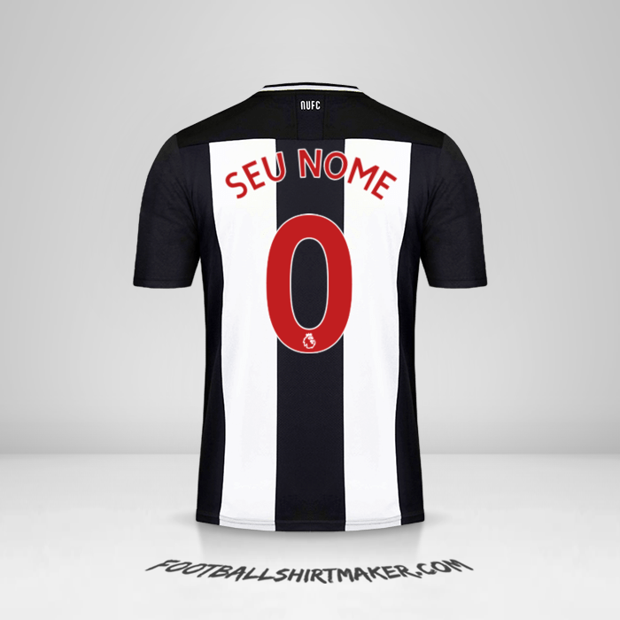 Camisa Newcastle United FC 2019/20 -  seu nome - 0