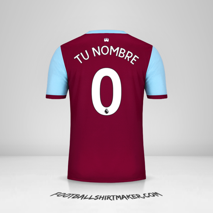 Camiseta West Ham United FC 2019/20 -  tu nombre - 0