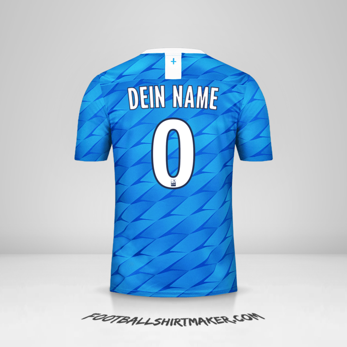 Trikot Olympique de Marseille 2019/20 II -  dein name - 0