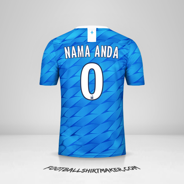 Jersey Olympique de Marseille 2019/20 II -  nama anda - 0