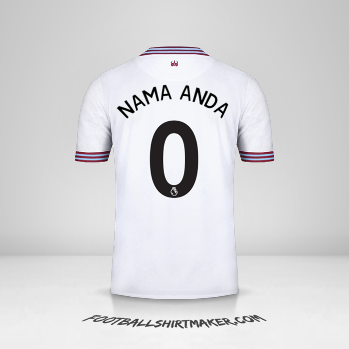 Jersey West Ham United FC 2019/20 II -  nama anda - 0