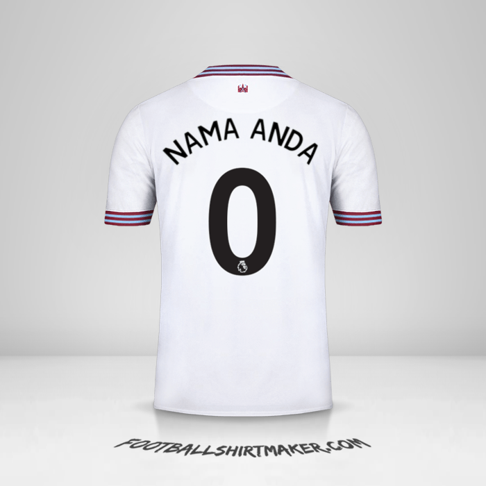 Jersey West Ham United FC 2019/20 II -  nama anda - 0