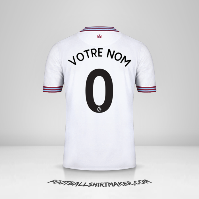 Maillot West Ham United FC 2019/20 II -  votre nom - 0