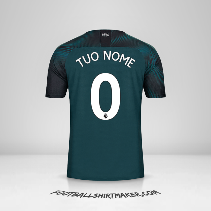 Maglia Newcastle United FC 2019/20 II -  tuo nome - 0