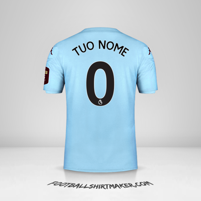 Maglia Aston Villa FC 2019/20 II -  tuo nome - 0
