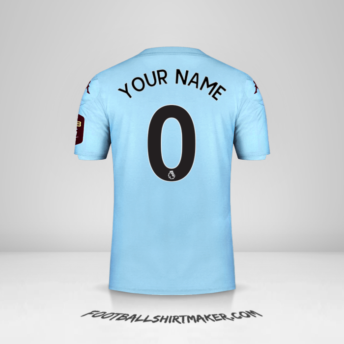 Shirt Aston Villa FC 2019/20 II -  your name - 0