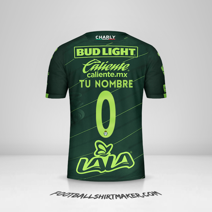 Camiseta Santos Laguna 2019/20 II -  tu nombre - 0