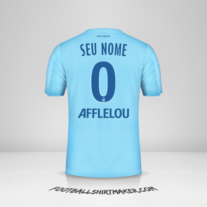 Camisa As Monaco 2019/20 III -  seu nome - 0