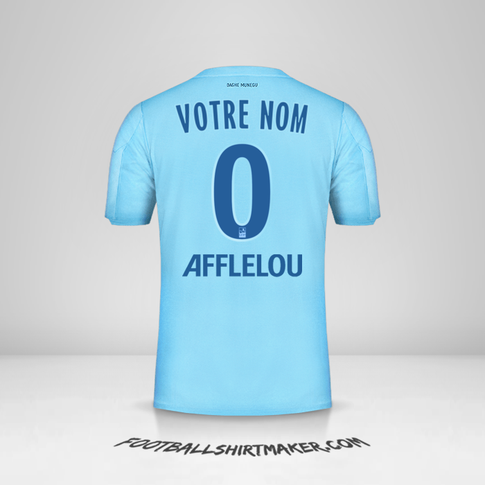 Maillot As Monaco 2019/20 III -  votre nom - 0
