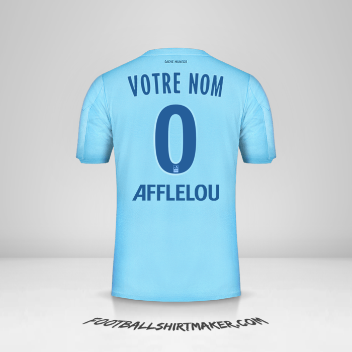 Maillot As Monaco 2019/20 III -  votre nom - 0