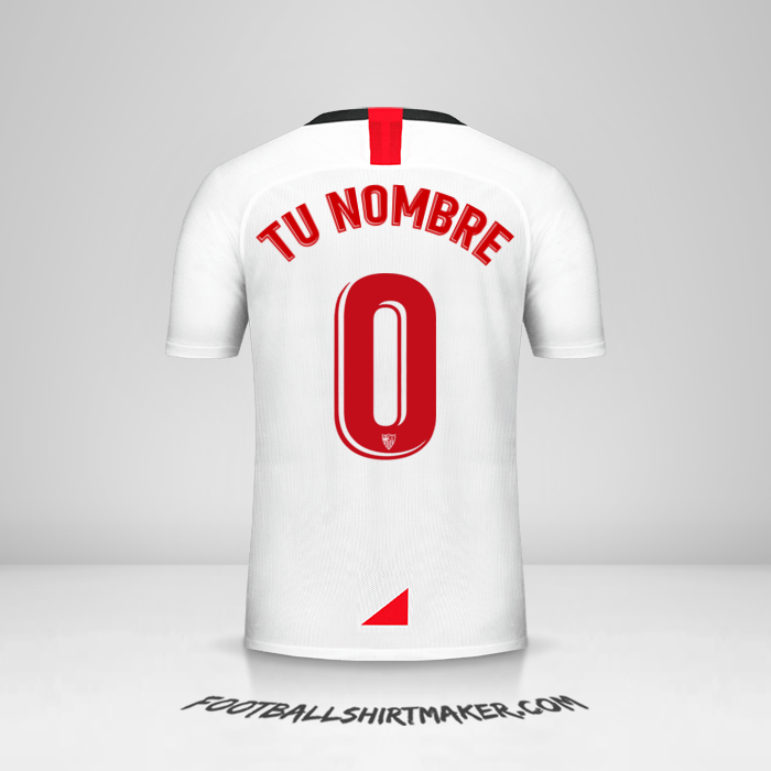 Jersey Sevilla FC 2019/2020 -  tu nombre - 0