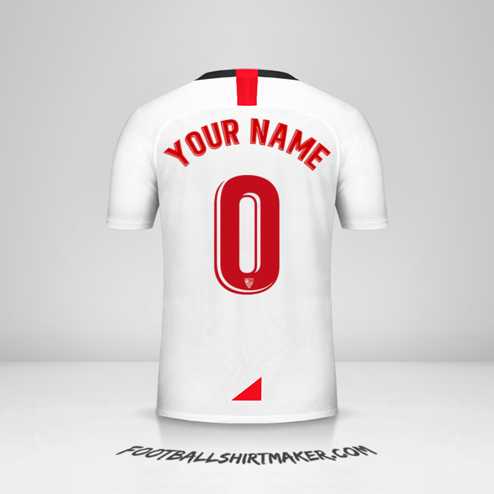 Jersey Sevilla FC 2019/2020 -  your name - 0