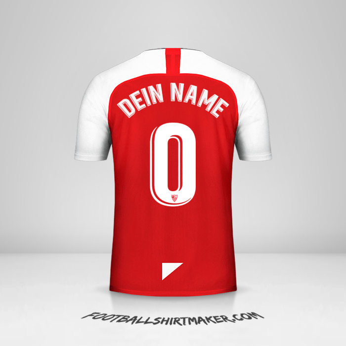 Trikot Sevilla FC 2019/2020 II -  dein name - 0