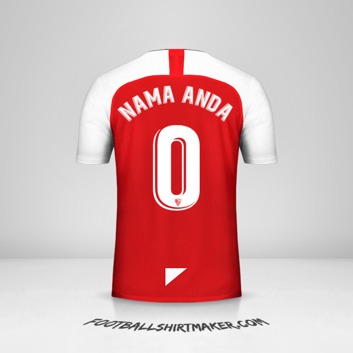 Jersey Sevilla FC 2019/2020 II -  nama anda - 0