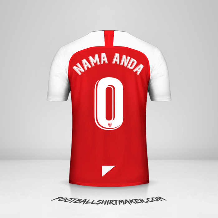 Jersey Sevilla FC 2019/2020 II -  nama anda - 0