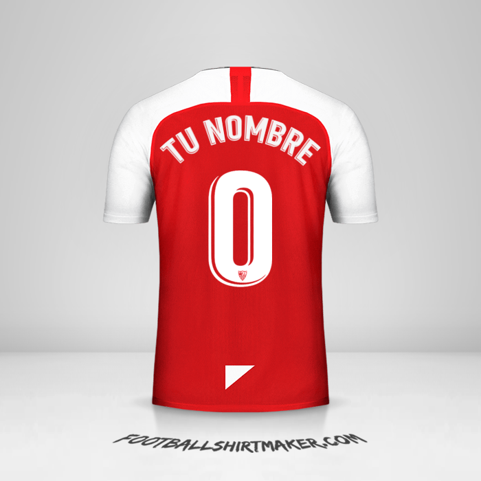Camiseta Sevilla FC 2019/2020 II -  tu nombre - 0