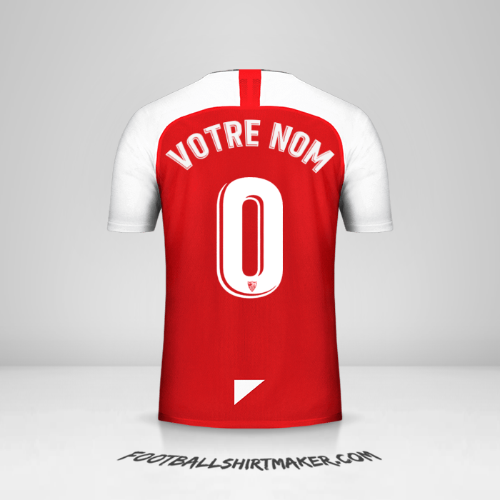 Maillot Sevilla FC 2019/2020 II -  votre nom - 0