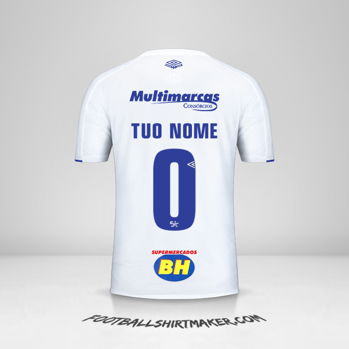 Maglia Cruzeiro 2019/20 II -  tuo nome - 0