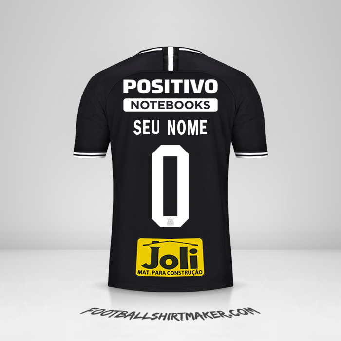 Camisa Corinthians 2019/20 II -  seu nome - 0